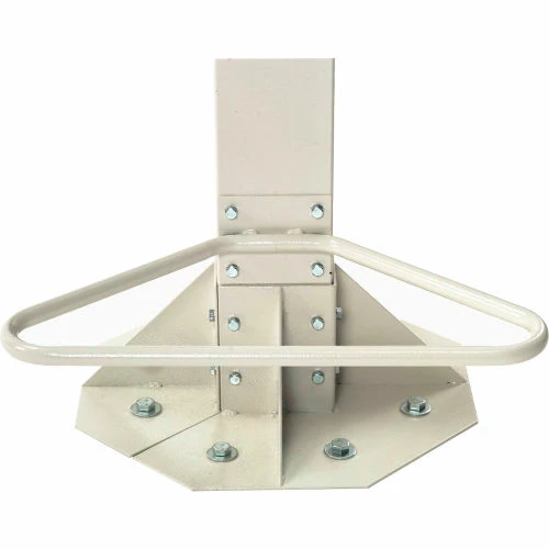 Global Industrial 81"H Stationary Floor Mount Orbit Computer Station Power Outlets Beige - Image 21