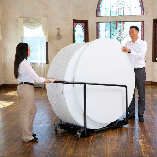 Lifetime® Table Cart for 60" Round or 6' - 8' Rectangular Folding Tables - Image 4