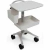 Ergotron® Zido® EKG Medical Cart, Cool Gray