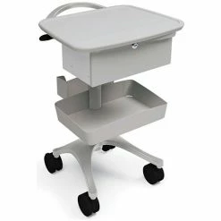 Ergotron® Zido® Phlebotomy Medical Cart, Cool Gray