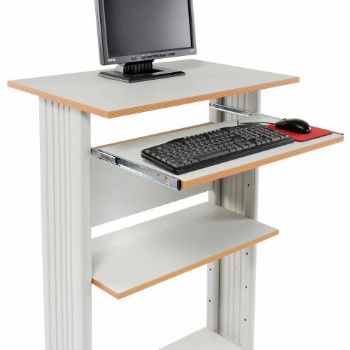 Safco® Products 1923GR Muv Stand-up Workstation - Gray - Image 5
