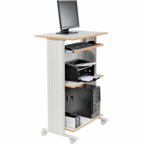 Safco® Products 1923GR Muv Stand-up Workstation - Gray - Image 7