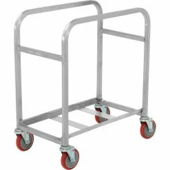 Winholt Mobile Stainless Steel Lug Cart SS-L-2 Capacity 2 Lug, 25"L x 16"W x 33"H, No Lugs