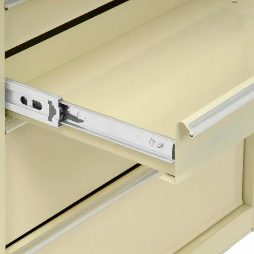 Lakeside® BV05 Classic 5-Drawer Medical Bedside Cart, Key Lock, Beige - Image 12