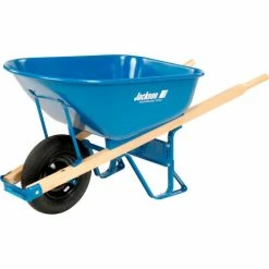 6 Cubic Foot Jackson® Steel Contractor Wheelbarrow