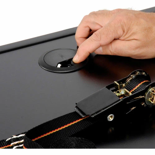 Safco® Steel Adjustable AV Cart With Cabinet - Image 10