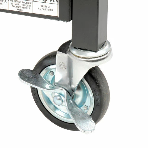 Safco® Steel Adjustable AV Cart With Cabinet - Image 12