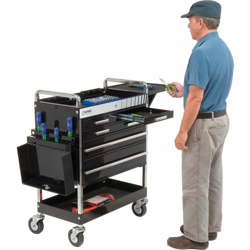 Sunex® Tools Professional 5-Drawer Black Tool Cart W/ Locking Top, 27"H - Image 14