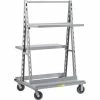 Little Giant® Adj. Tray A-Frame Shelf Truck with Bottom Shelves AFSF-3640-6PH - 40 x 36 x 67