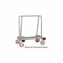 Little Giant® Drywall Cart DC-2444-8MR 8 x 2 Mold-On Rubber Wheels, Assembled