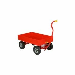 Little Giant® Nursery Wagon Truck LDW-2436-X6-10 - Steel Deck - 6" Sides - 10 x 2.75 Rubber