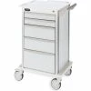 Bowman® Wheeled 5-Drawer Storage Cart with 5" Casters 26"W x 38"H x 18.38"D, White