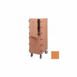 Cambro 1826DTC157 - CamCart, Double Cavity for Trays & Sheet Pans, 33-1/4 x 21-1/2x63-3/4, Beige