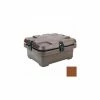 Cambro 240MPC131 - Camcarrier, Half Size Food Pans, 5.3 Qts, 16-1/2x13-7/8, Stacking Lugs, Brown