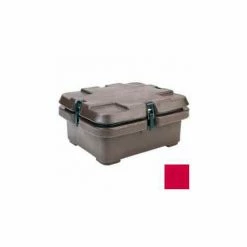 Cambro 240MPC158 - Camcarrier, for Half Size Food Pans, 16-1/2x13-7/8, Stacking Lugs, Hot Red