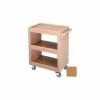 Cambro BC225157 - Bus Cart 225 3" Casters (2 Fixed 2 Swivel 1 with Brake) Coffee Beige