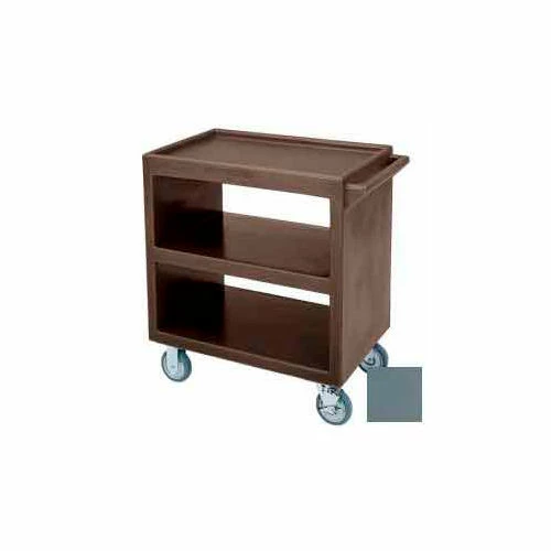 Cambro BC230401 - Bus Cart 5" Casters, 2 Fixed 2 Swivel 1 Brake, Polyethylene Exterior Slate Blue