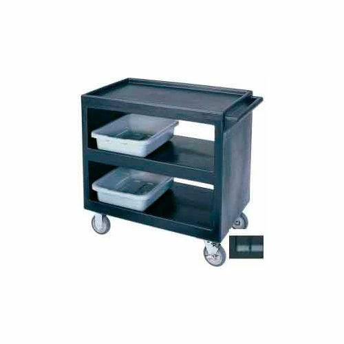 Cambro BC2354S110 - Bus Cart 5" Casters (4 Swivel 1 with Brake) Black NSF