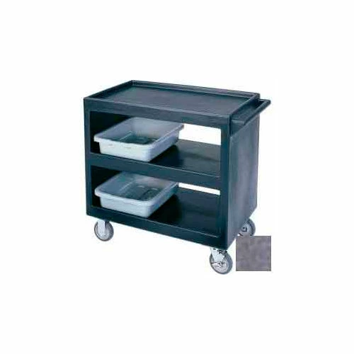 Cambro BC2354S191 - Bus Cart 5" Casters (4 Swivel 1 with Brake) Granite Gray NSF