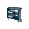 Cambro BC2354S401 - Bus Cart 5" Casters (4 Swivel 1 with Brake) Slate Blue NSF