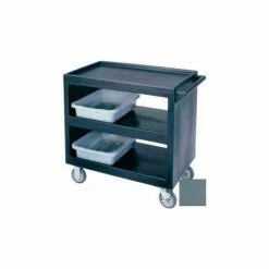 Cambro BC2354S401 - Bus Cart 5" Casters (4 Swivel 1 with Brake) Slate Blue NSF