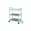 Cambro BC331KD480 - KD Bus / Service Cart, 4" Swivel Casters, Speckled Gray
