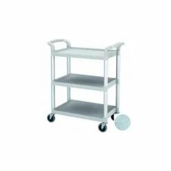 Cambro BC331KD480 - KD Bus / Service Cart, 4" Swivel Casters, Speckled Gray