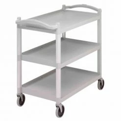 Cambro BC340KD480 - Service Cart Three Shelves Speckled Gray