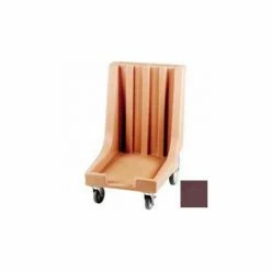 Cambro CD1826HB131 - Camdolly with Handle18 x 26 Tray 3" Casters (4 Swivel, no Brakes) Dark Brown