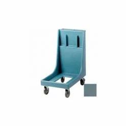 Cambro CD300H401 - Camdolly with Handle, 19"D x 30-1/8"L x 36-1/4"H, Capacity 350 lbs., Slate Blue