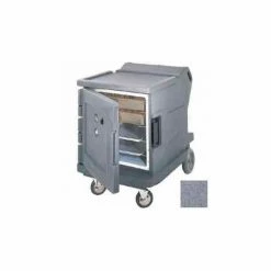 Cambro CMBHC1826LC191 - Hot/Cold Electric Cart Low Profile Granite Gray