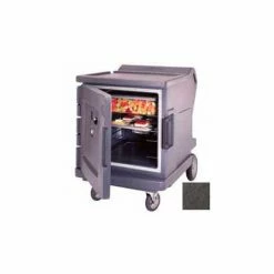 Cambro CMBHC1826LF194 - Hot/Cold Electric Cart Low Profile Granite Sand Celsius