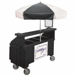 Cambro CVC72110 - Camcruiser Vending Cart, 1 full size pan, 6" deep, Black