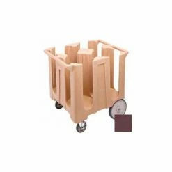Cambro DC1225131 - Dish Cart Maximum Dish Size 12-1/4" Dark Brown