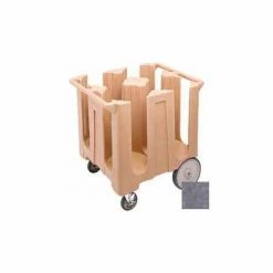 Cambro DC1225191 - Dish Cart Maximum Dish Size 12-1/4" Granite Gray