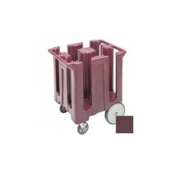 Cambro DC825131 - Dish Cart Maximum Dish Size 8-1/4" Dark Brown
