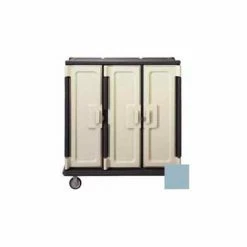 Cambro MDC1411T60401 - Meal Delivery Cart Tall Profile, 3 Doors, 60 x 29-1/4 x 63-5/8, Slate Blue