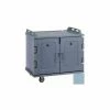Cambro MDC1418S20401 - Meal Delivery Cart Low Profile, 2 Doors, 48-1/2 x 32-1/2 x 44, Slate Blue