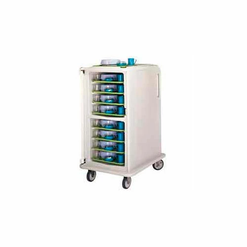 Cambro MDC1418T16192 - Meal Delivery Cart Tall, 1 Door, 28 x 36-1/2 x 58-1/8, Granite Green