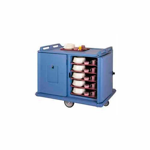 Cambro MDC1520S20192 - Meal Delivery Cart Low Profile, 2 Doors, 55-1/8 x 38 x 43-1/4, Granite Green