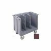 Cambro TDC30131 - Dish/Tray Cart adjustable with 2 dividers Dark Brown