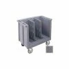 Cambro TDC30191 - Dish/Tray Cart Adjustable with 2 Dividers Granite Gray NSF