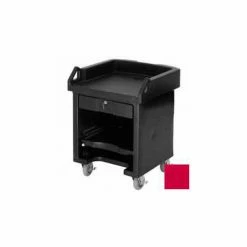 Cambro VCS158 - Versa Cash Register Cart Lockable Center Drawer, Hot Red