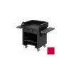 Cambro VCSWRHD158 - Versa Cash Register Cart Lockable Drawer, Adjustable Shelf and Rails, Red