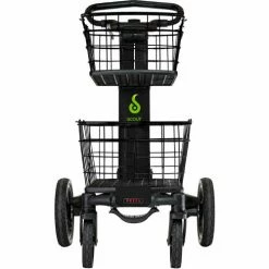 Scout Cart™ All-Purpose Folding Cart with Removable Baskets and Cargo Tray - Black