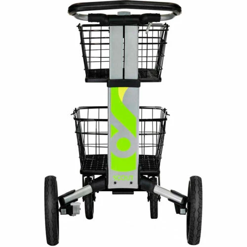 Scout Cart™ All-Purpose Folding Cart with Removable Baskets and Cargo Tray - Silver - Image 2