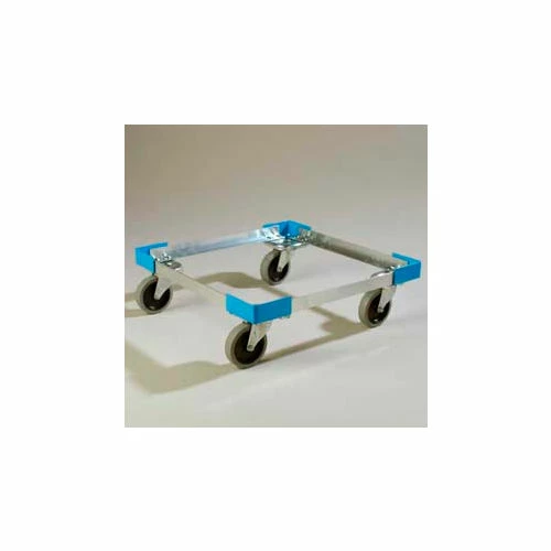 Carlisle C2220A14 - OptiClean Open Aluminum Dolly, No Handle 20-3/4", 20-3/4", 6-5/8", Carlisle Blue