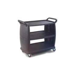 Carlisle CC224303 - Large Bussing & Transport Cart, 300 Lbs. Capacity, 42"D x 23"W x 37-1/2"H