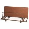 Correll Table Truck, 72"L x 28"W - Dark Brown