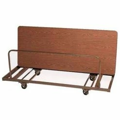 Correll Table Truck, 72"L x 28"W - Dark Brown